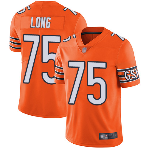 Chicago Bears Limited Orange Men Kyle Long Alternate Jersey NFL Football #75 Vapor Untouchable->youth nfl jersey->Youth Jersey
